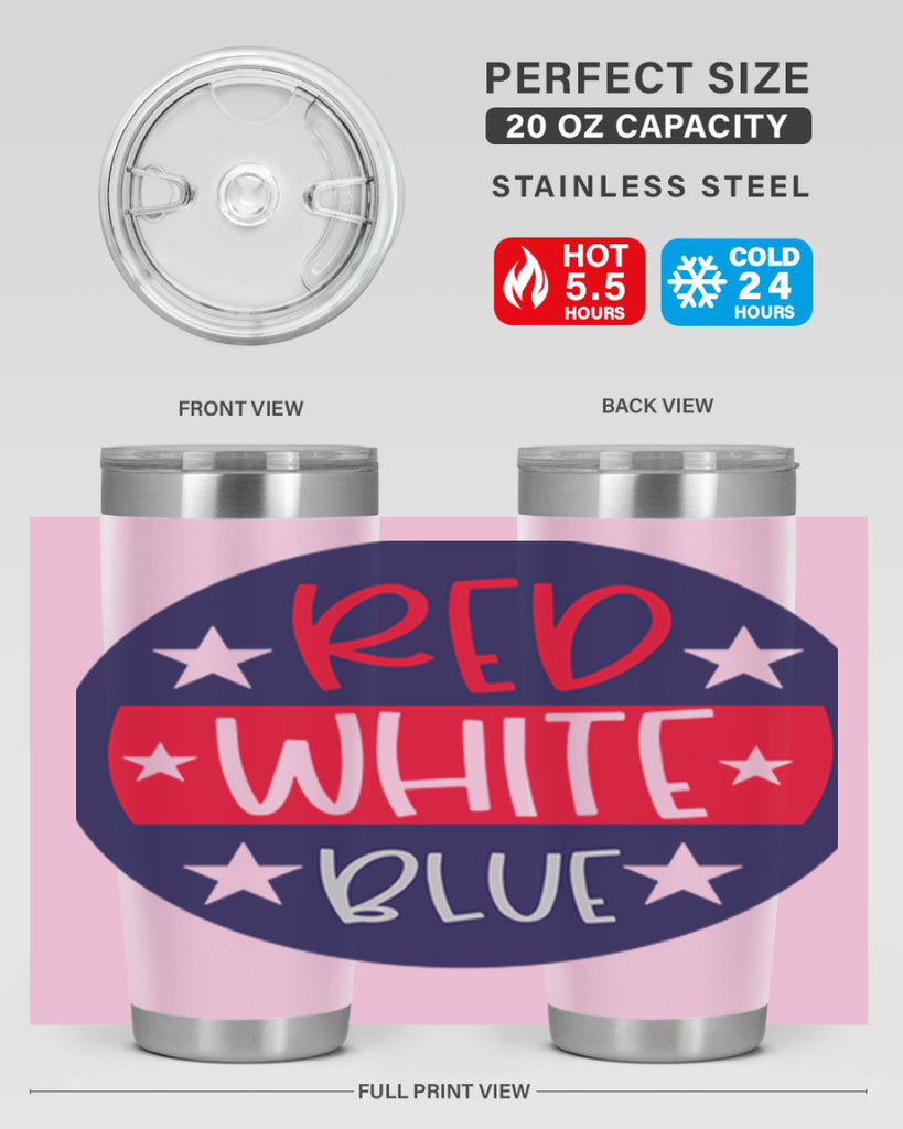Red White Blue Style 170#- Fourt Of July- Tumbler