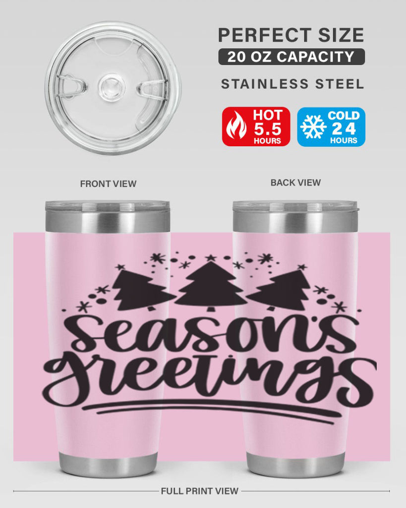 Seasons Greetings345#- winter- Tumbler