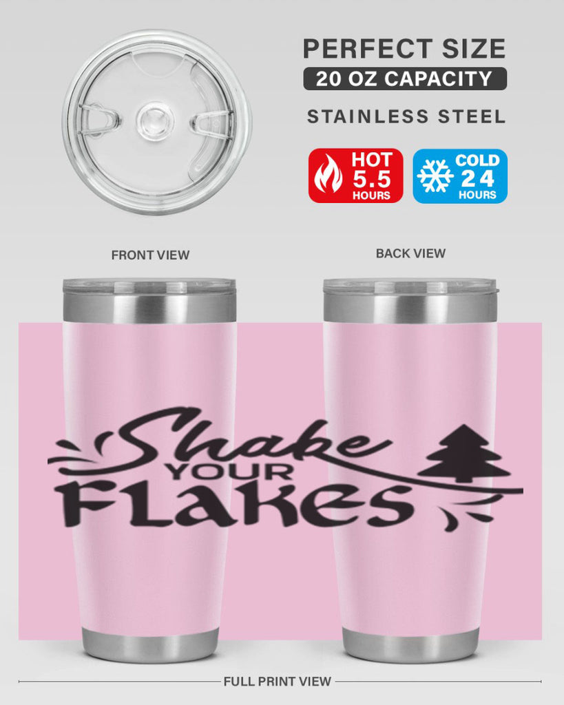 Shake Your Flakes 354#- winter- Tumbler