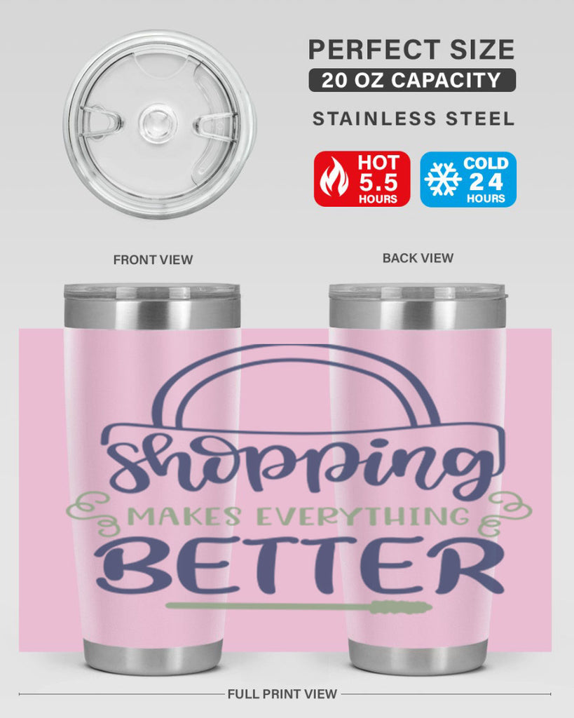 Shopping Makes Everything Better 144#- fashion- Cotton Tank