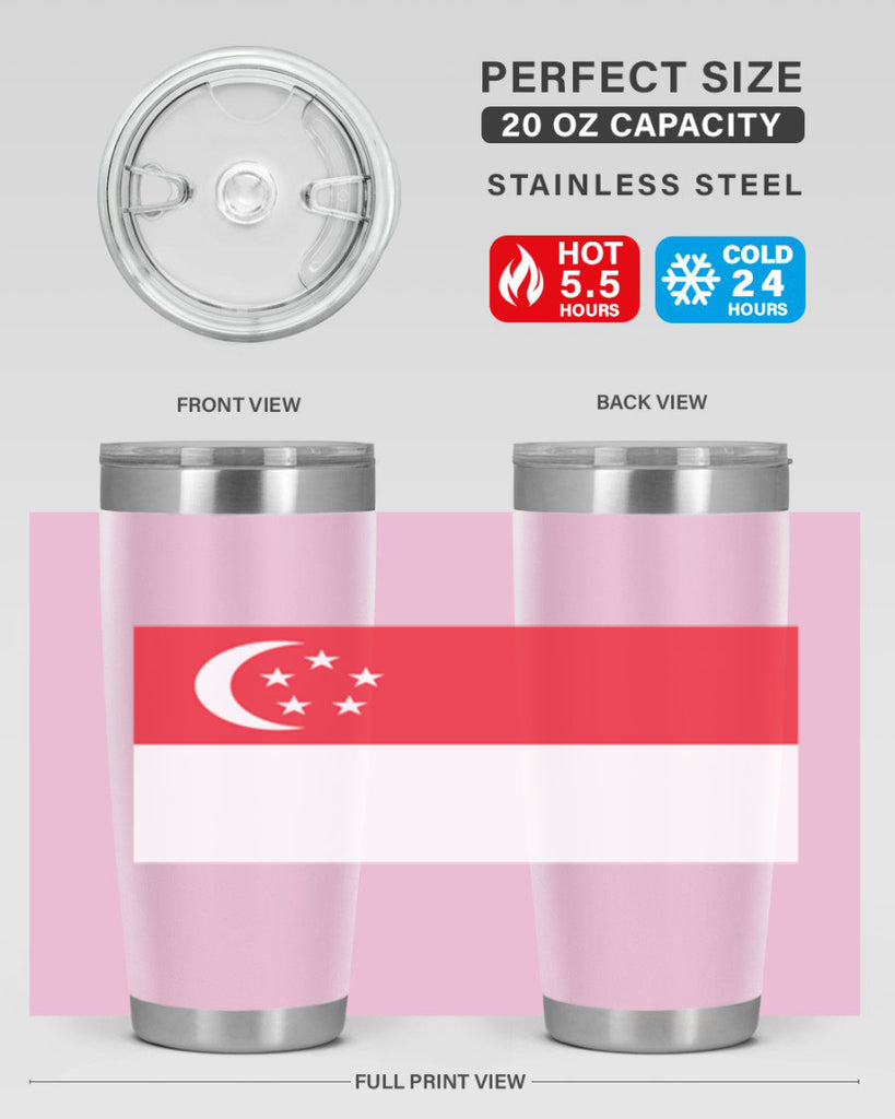 Singapore 41#- world flags- Tumbler