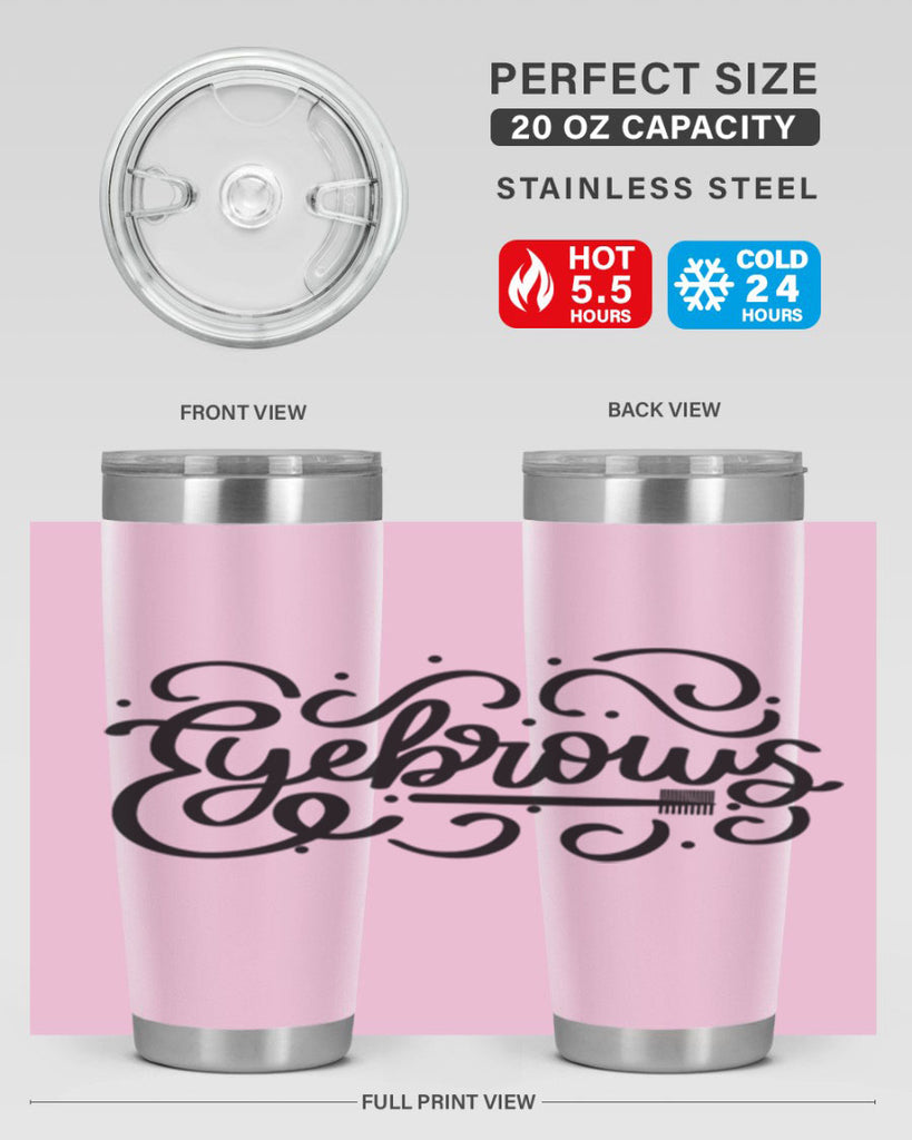 SingleEyebrows Style 28#- make up- Tumbler