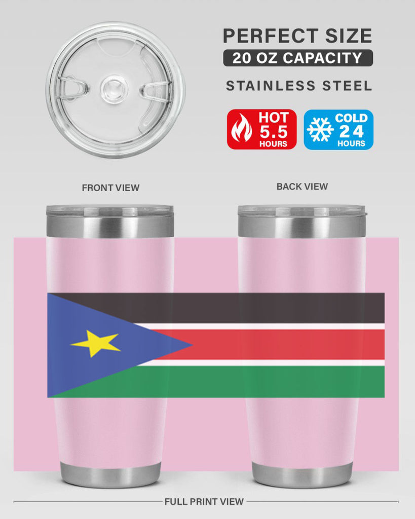 South Sudan 34#- world flags- Tumbler