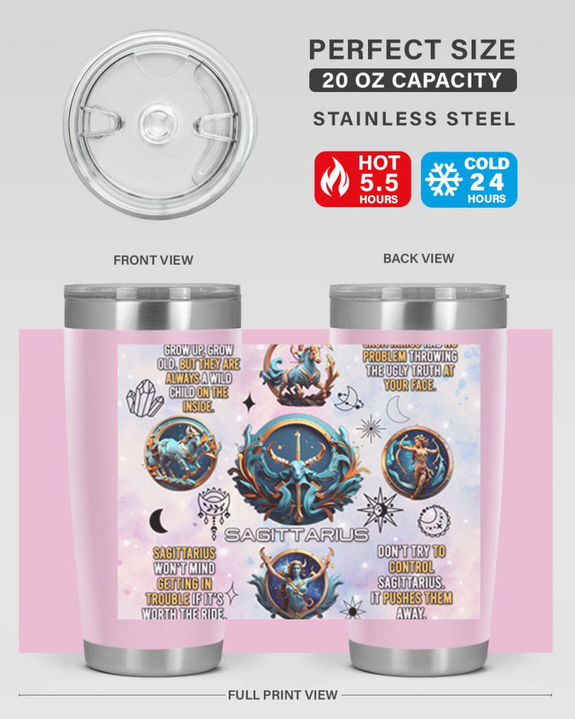 StraightSaggitarius 476#- zodiac- Tumbler