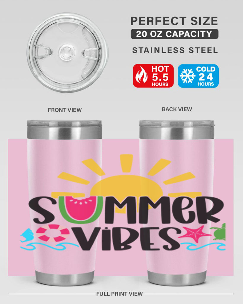Summer Vibes Style 19#- summer- Tumbler