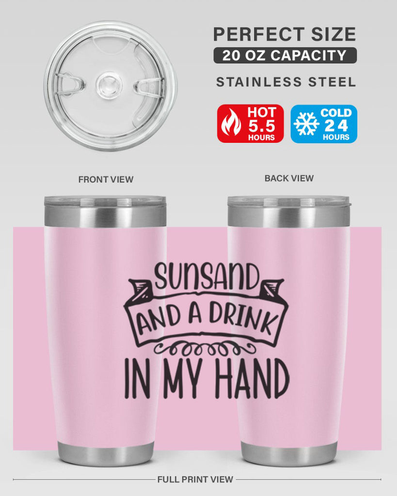 Sunsandandadrinkin 483#- zodiac- Tumbler