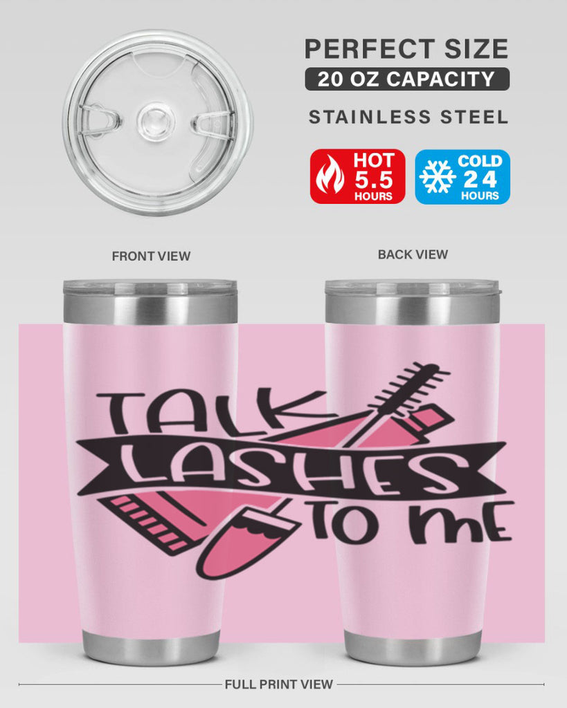 Talk Lashes To Me Style 17#- make up- Tumbler
