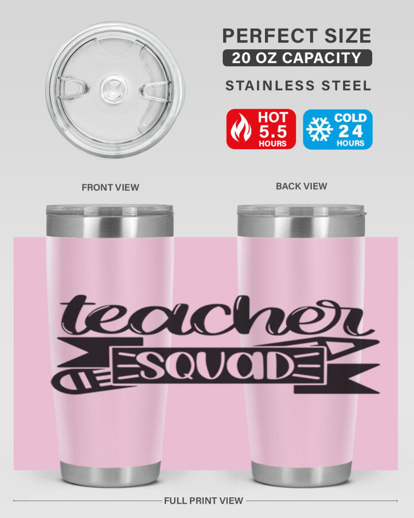 Teacher Squad Style 48#- teacher- tumbler