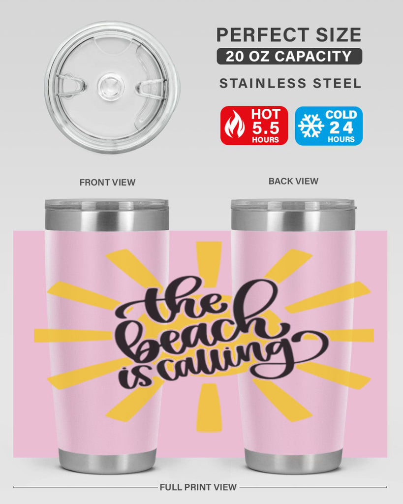 The Beachy Is Calling Style 10#- summer- Tumbler