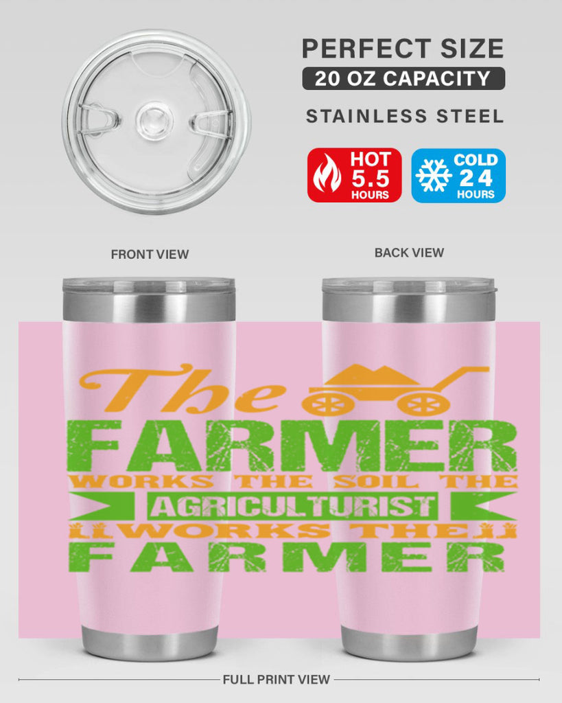 The farmers work the soil 33#- farming and gardening- Tumbler