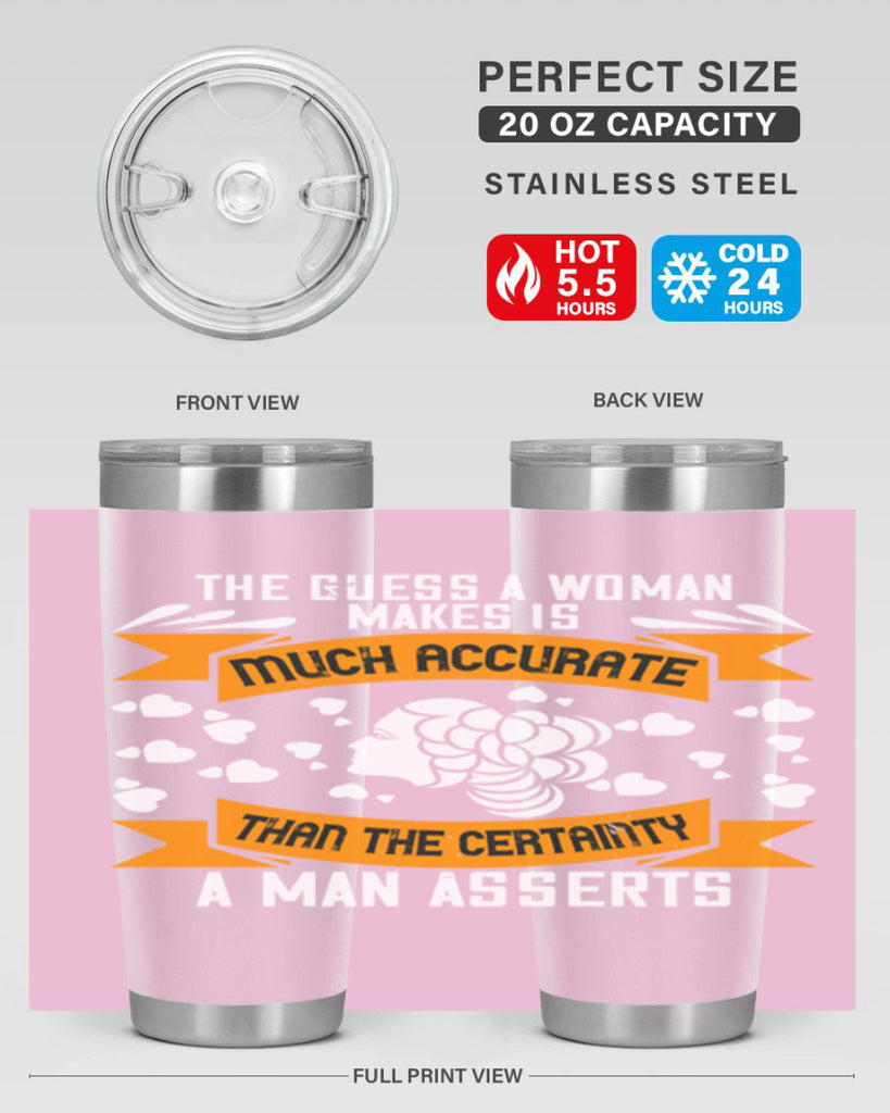 The guess a woman makes is much accurate Style 31#- womens day- Tumbler