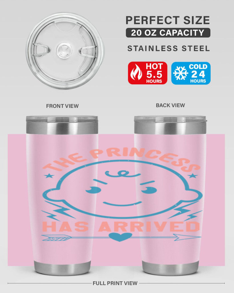 The princess has arrived Style 10#- baby shower- tumbler