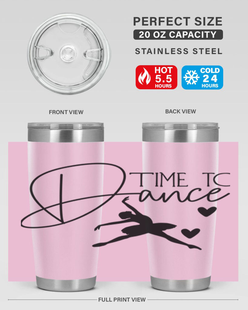 Time to Dance 85#- ballet- Tumbler