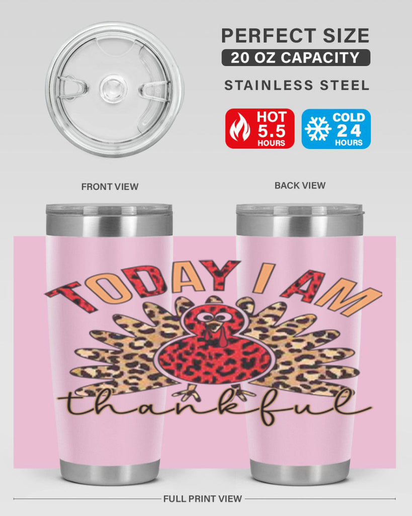 Today i am thankful 621#- fall- Tumbler