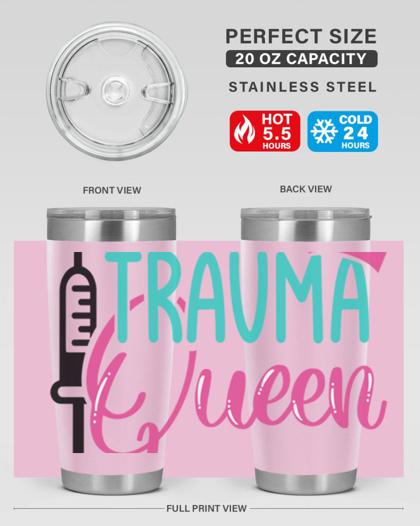 Trauma Queen Style Style 12#- nurse- tumbler