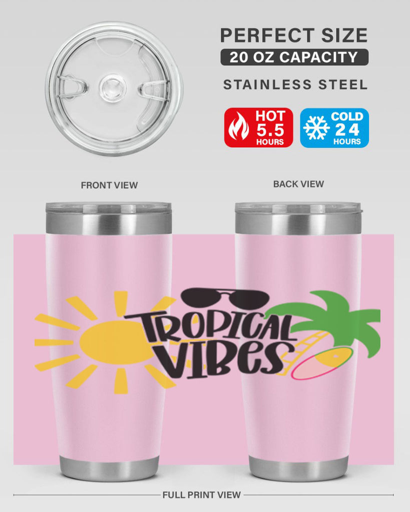Tropical Vibes Style 9#- summer- Tumbler