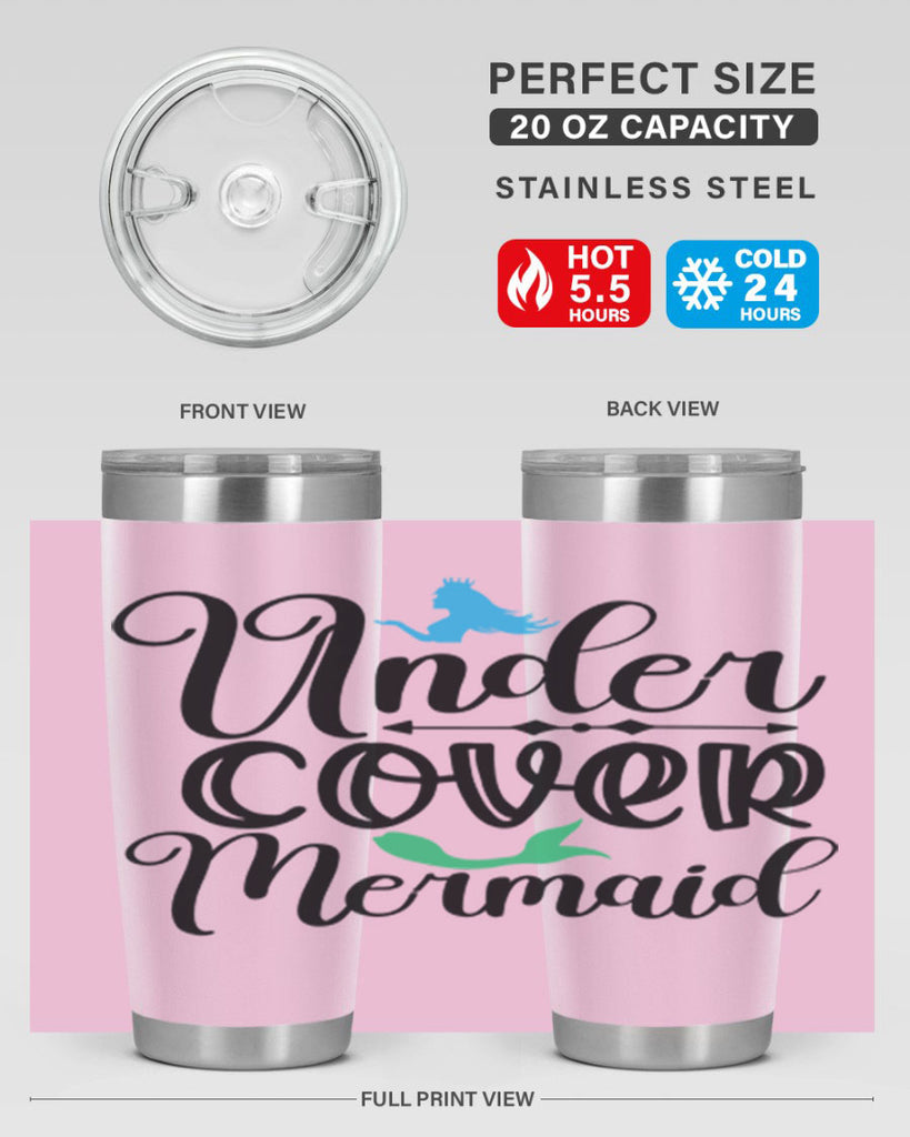 Under Cover Mermaid 651#- mermaid- Tumbler