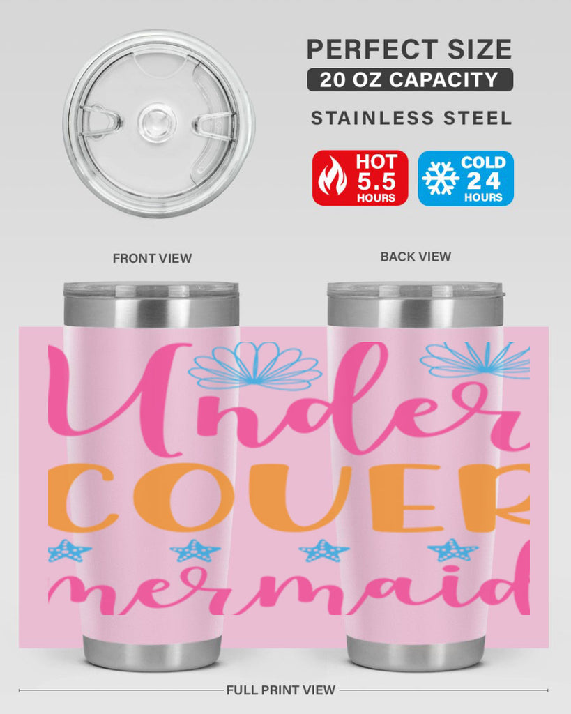 Under Cover Mermaid Design 653#- mermaid- Tumbler