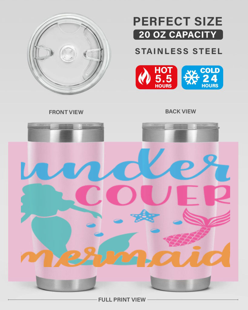 Under Cover Mermaid Design 654#- mermaid- Tumbler