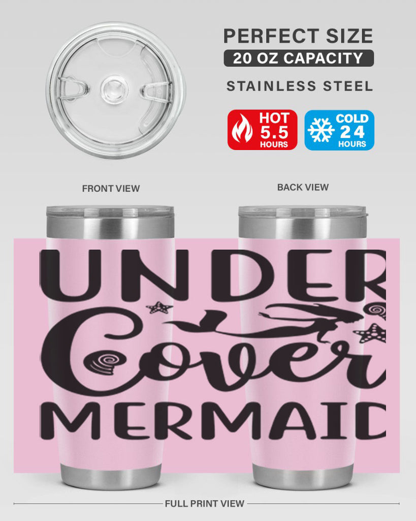 Under cover mermaid design 655#- mermaid- Tumbler