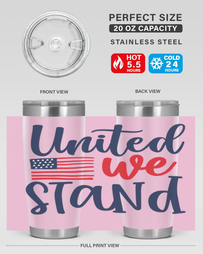 United we stand Style 9#- Fourt Of July- Tumbler