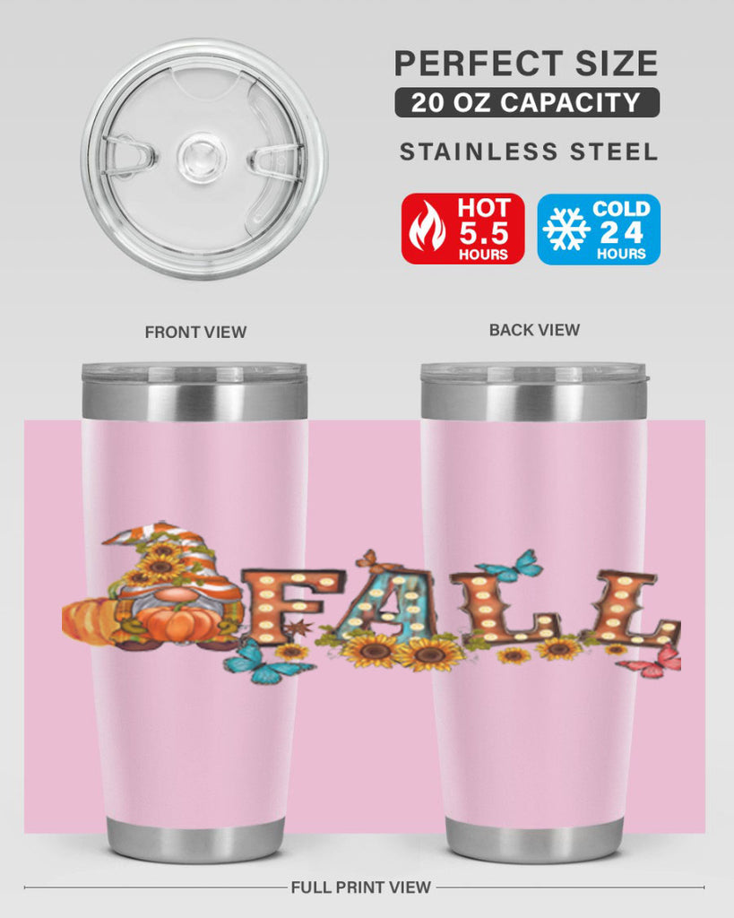 VintageFallGnome 626#- fall- Tumbler
