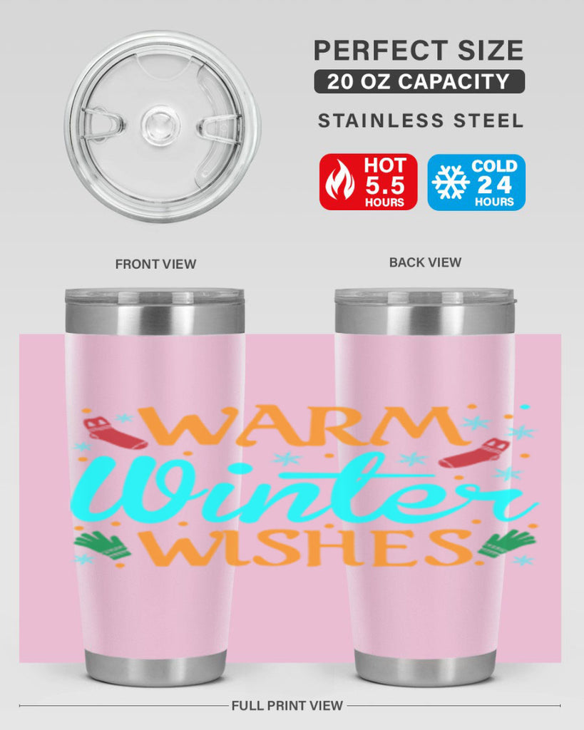 Warm Winter Wishes 465#- winter- Tumbler
