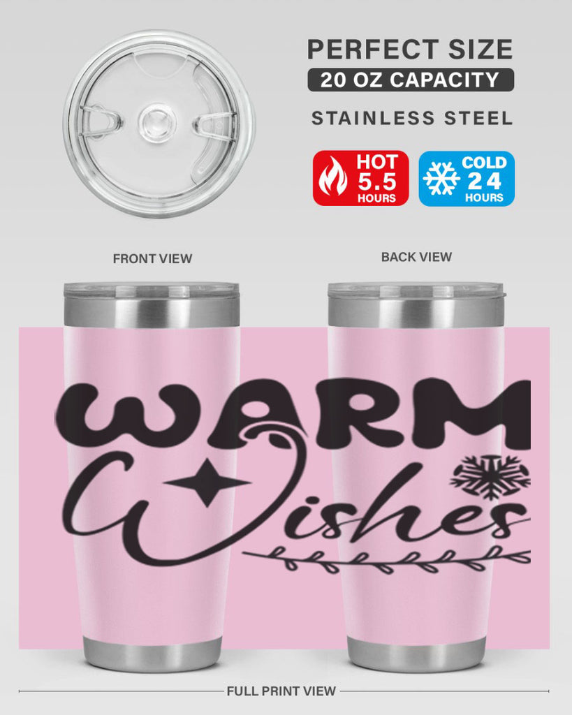 Warm wishes 467#- winter- Tumbler
