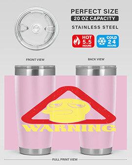 Warning Style 12#- duck- Tumbler