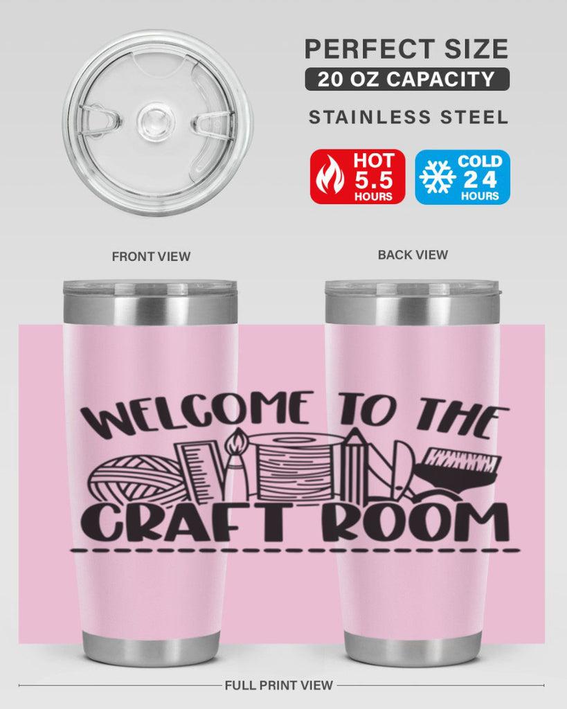 Welcome To the Craft Room 1#- crafting- Tumbler