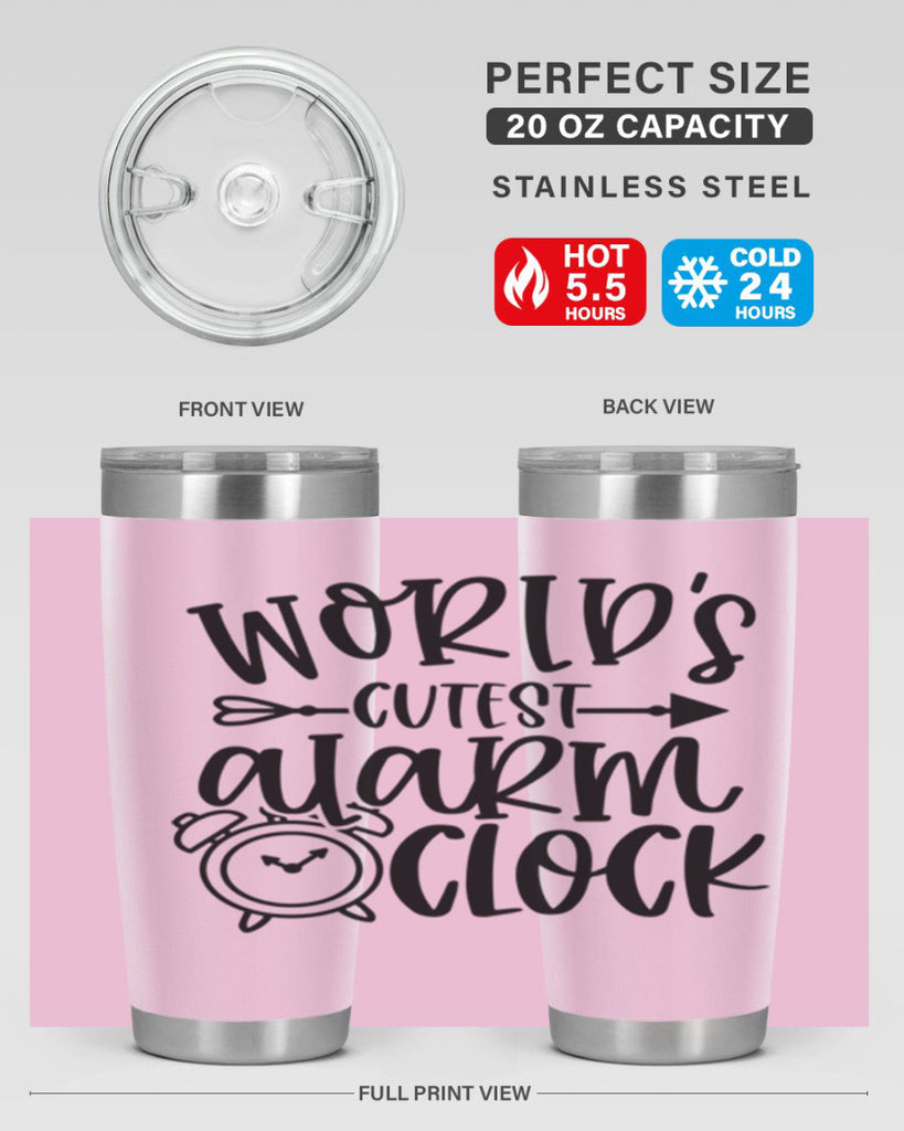 Worlds Cutest Alarm Clock Style 14#- baby- tumbler