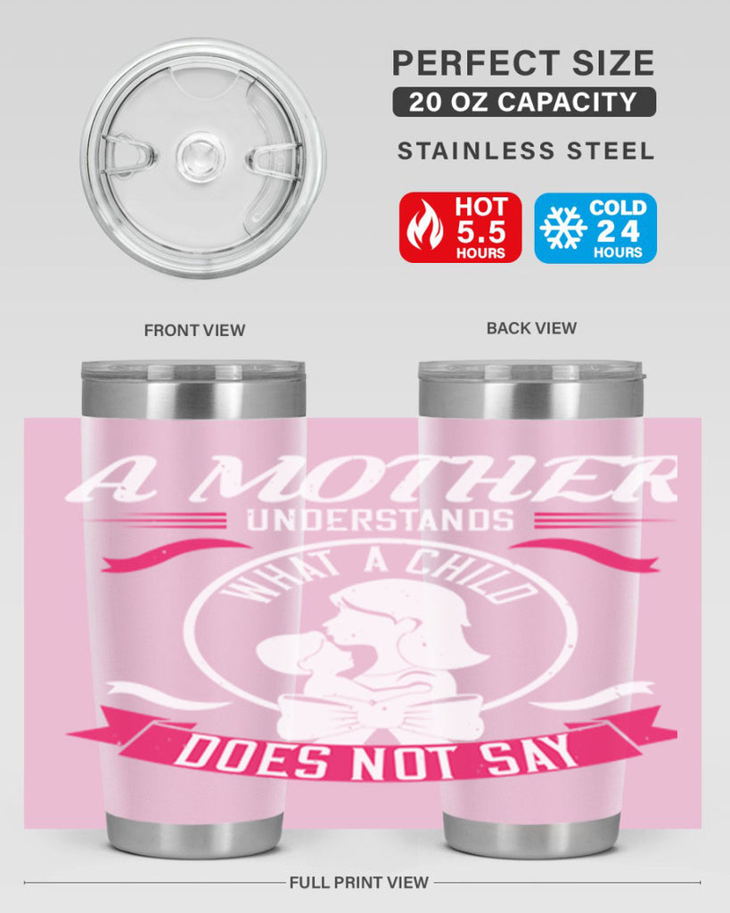 a mother understands 8#- mothers day- Tumbler