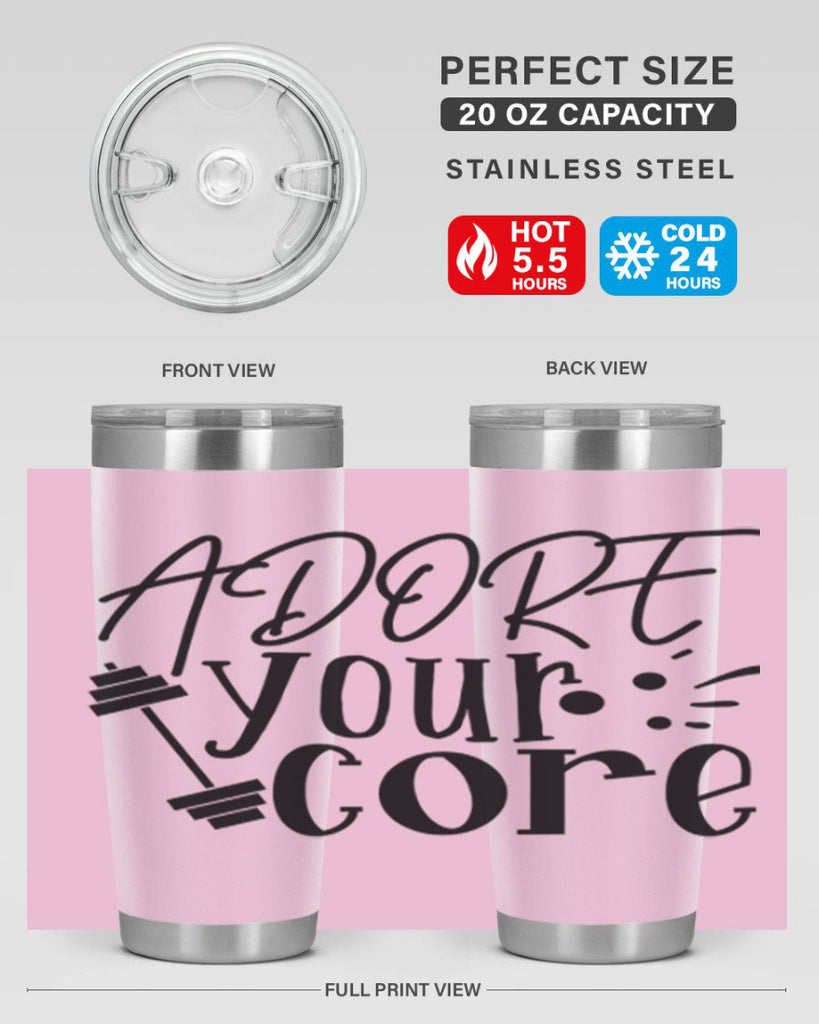 adore your core Style 111#- summer- Tumbler