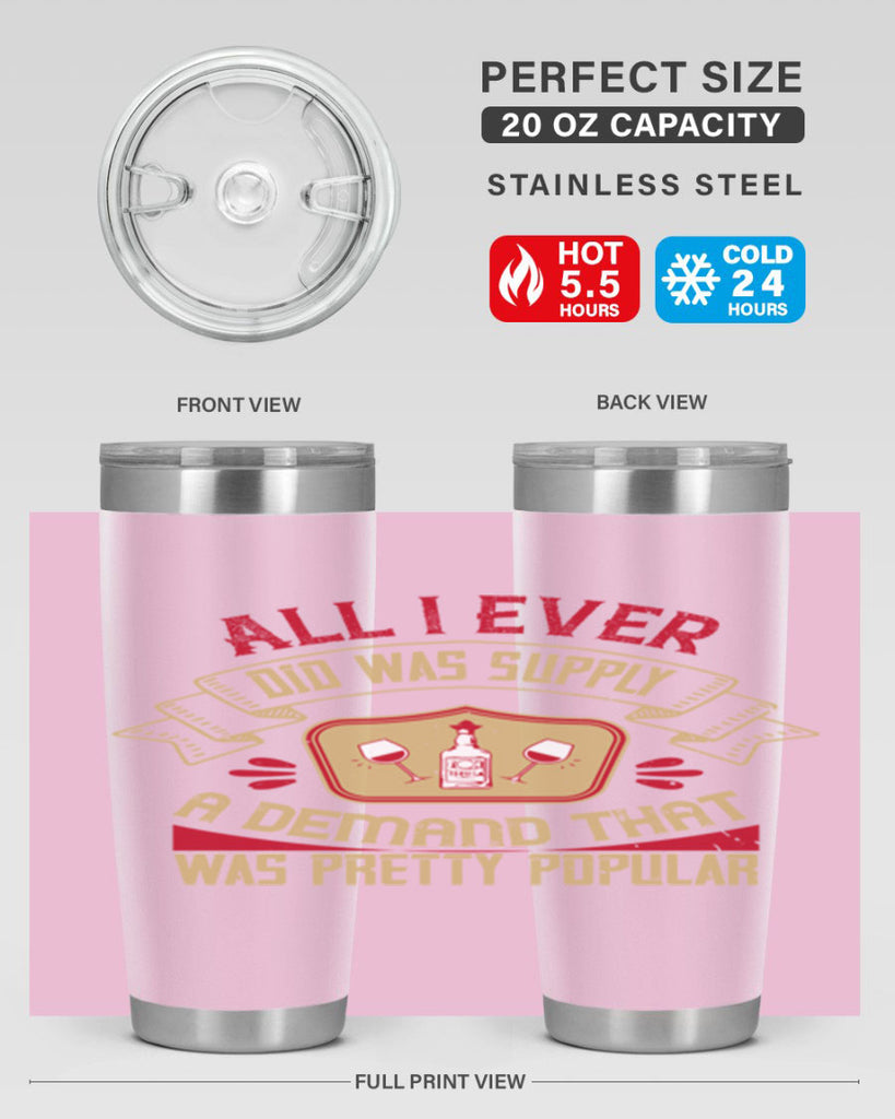 all i ever did was supply a demand that was pretty popular 45#- drinking- Tumbler