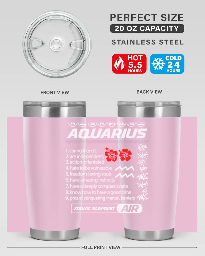 aquarius 85#- zodiac- Tumbler