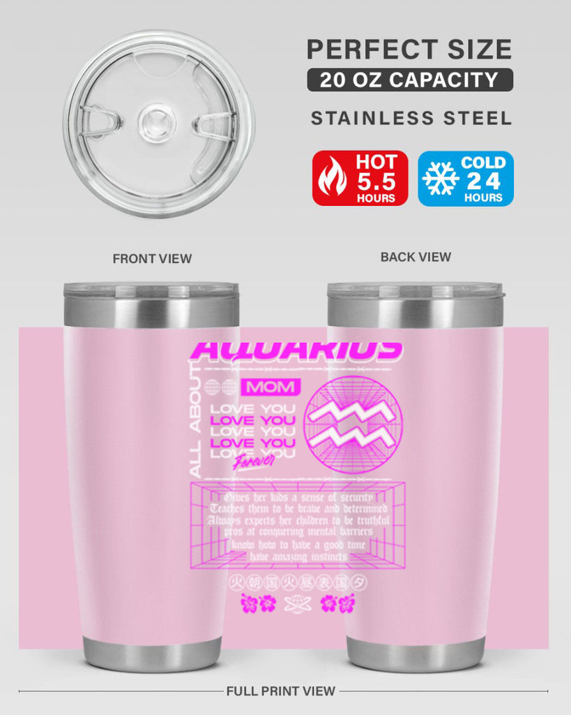 aquarius 86#- zodiac- Tumbler