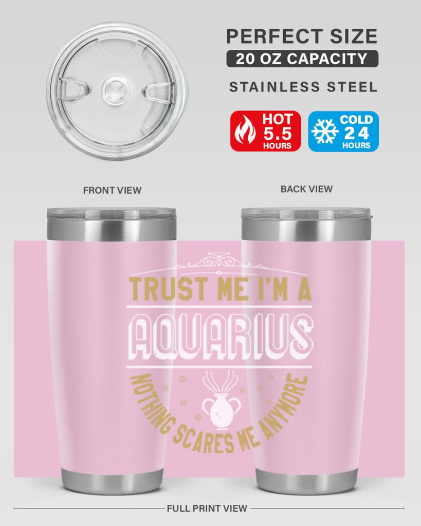 aquarius 87#- zodiac- Tumbler