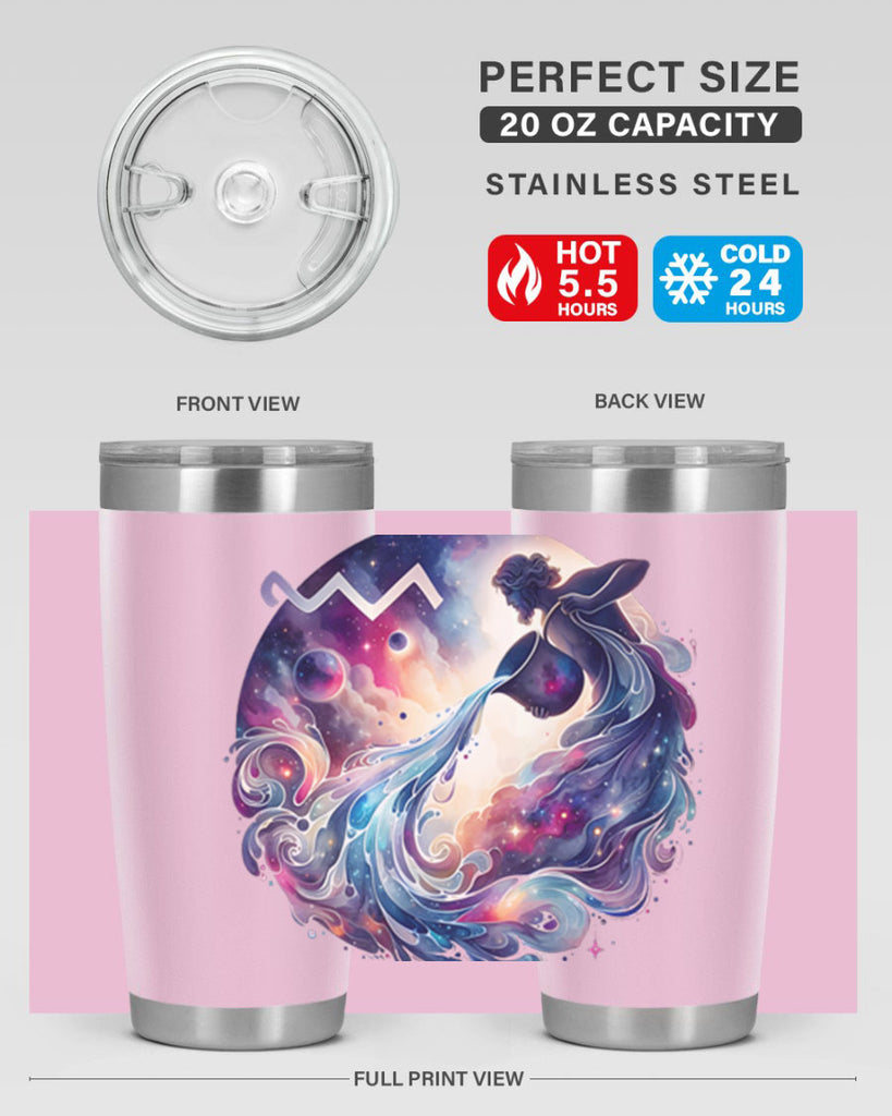 aquarius 89#- zodiac- Tumbler