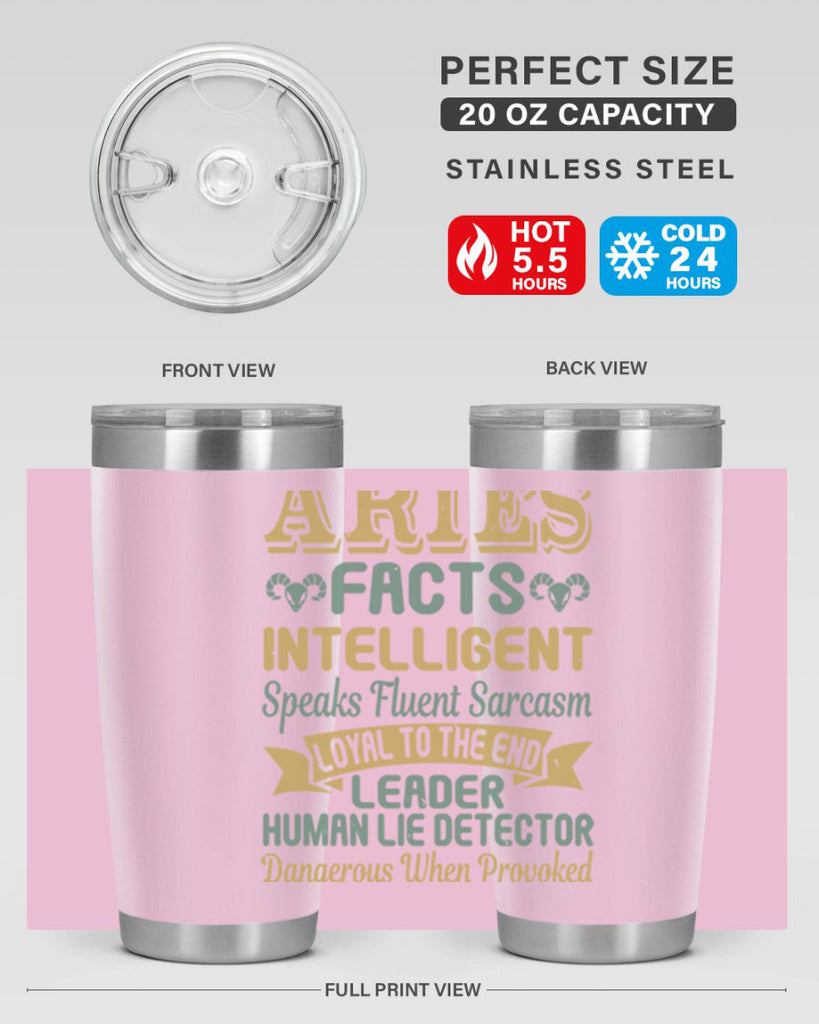 aries 123#- zodiac- Tumbler
