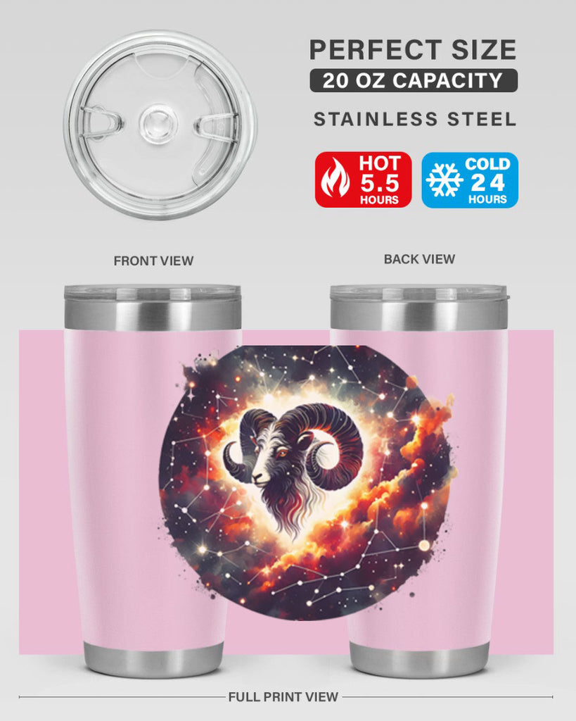 aries 126#- zodiac- Tumbler