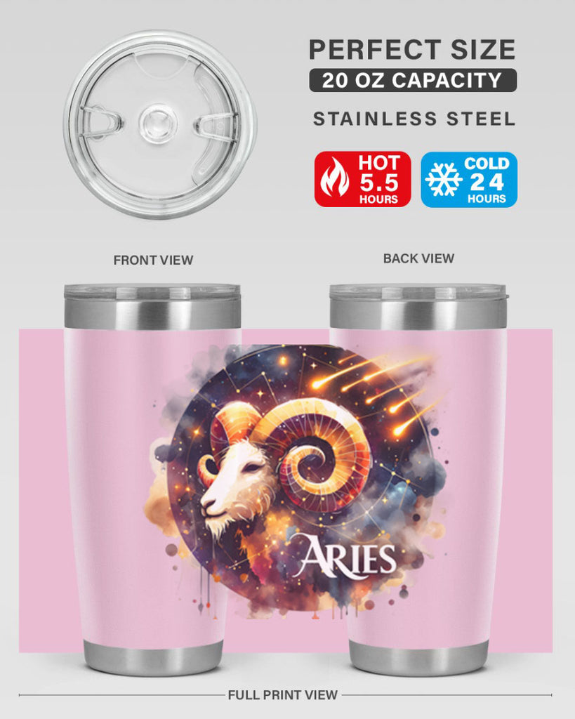 aries 127#- zodiac- Tumbler