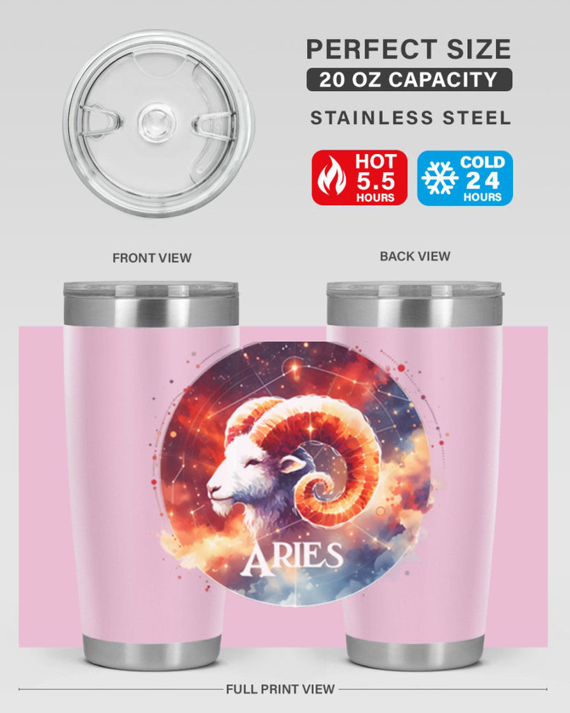 aries 128#- zodiac- Tumbler