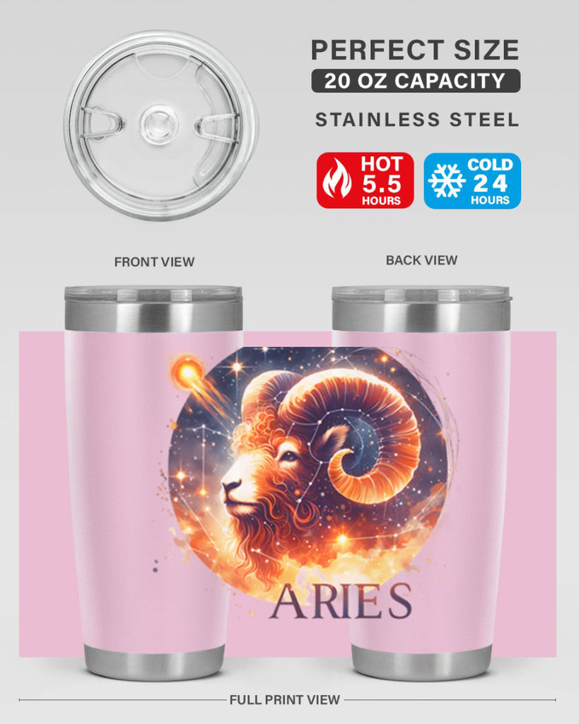 aries 130#- zodiac- Tumbler