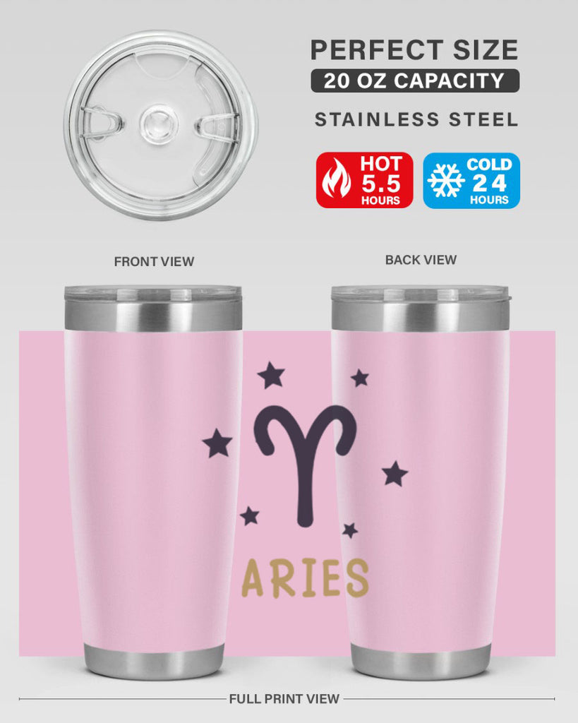 aries 135#- zodiac- Tumbler