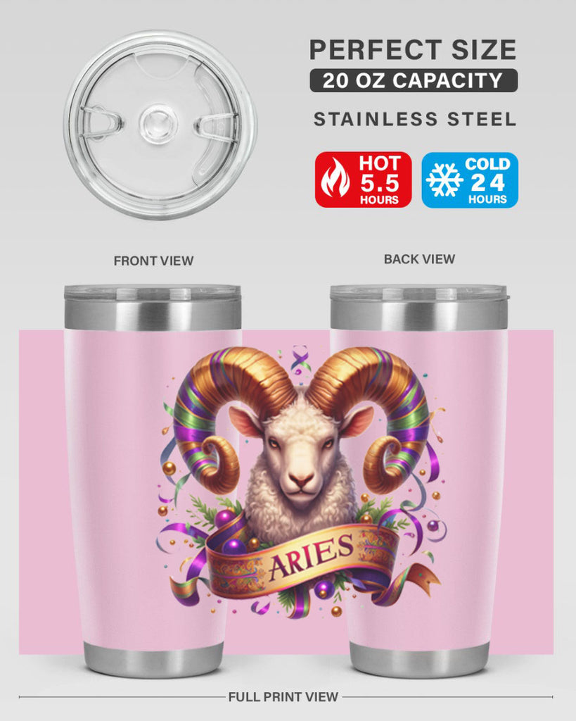 aries 136#- zodiac- Tumbler