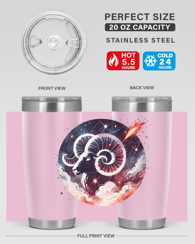 aries 140#- zodiac- Tumbler