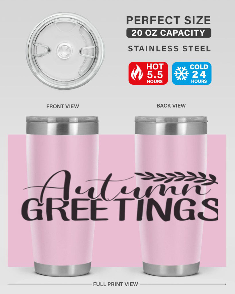 autumn greetings 13#- fall- Tumbler