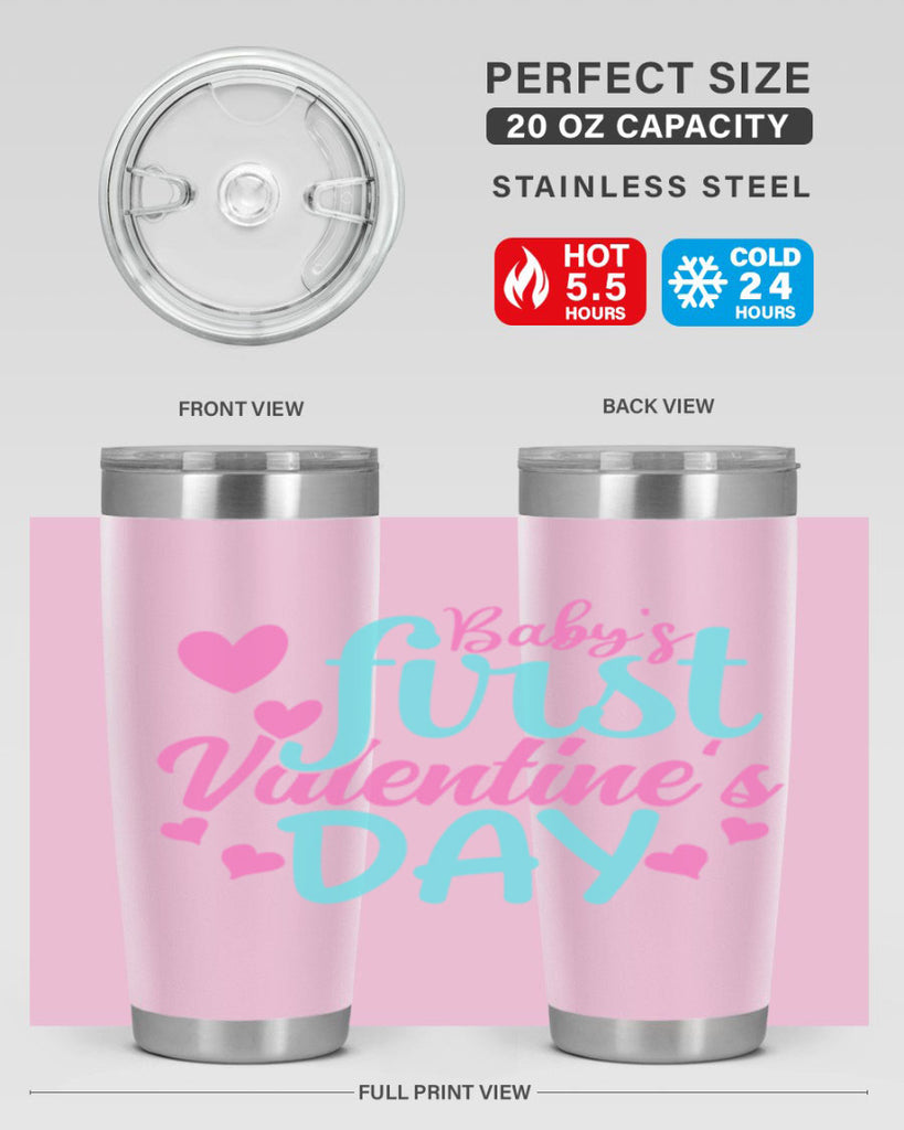 babys first valentines day Style 281#- baby- tumbler