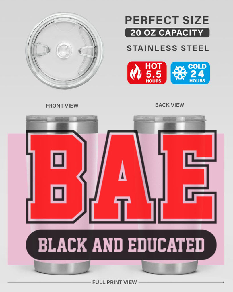 bae black and educated 266#- black words phrases- Cotton Tank