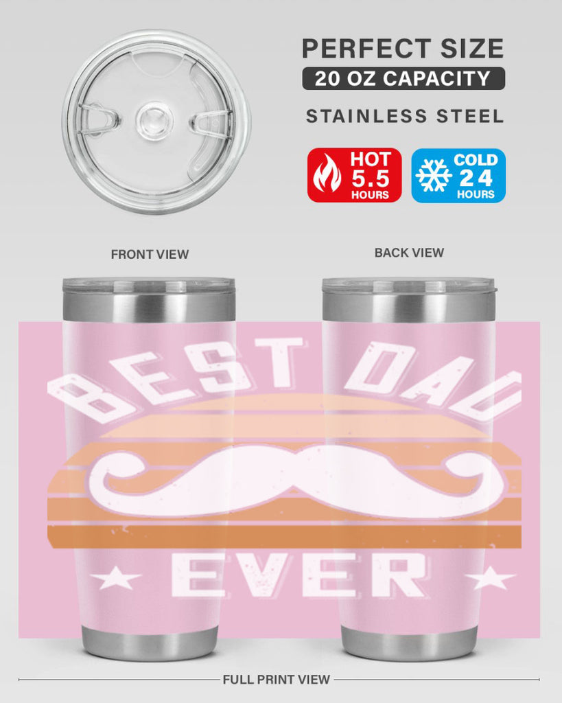 best dad ever 124#- fathers day- Tumbler